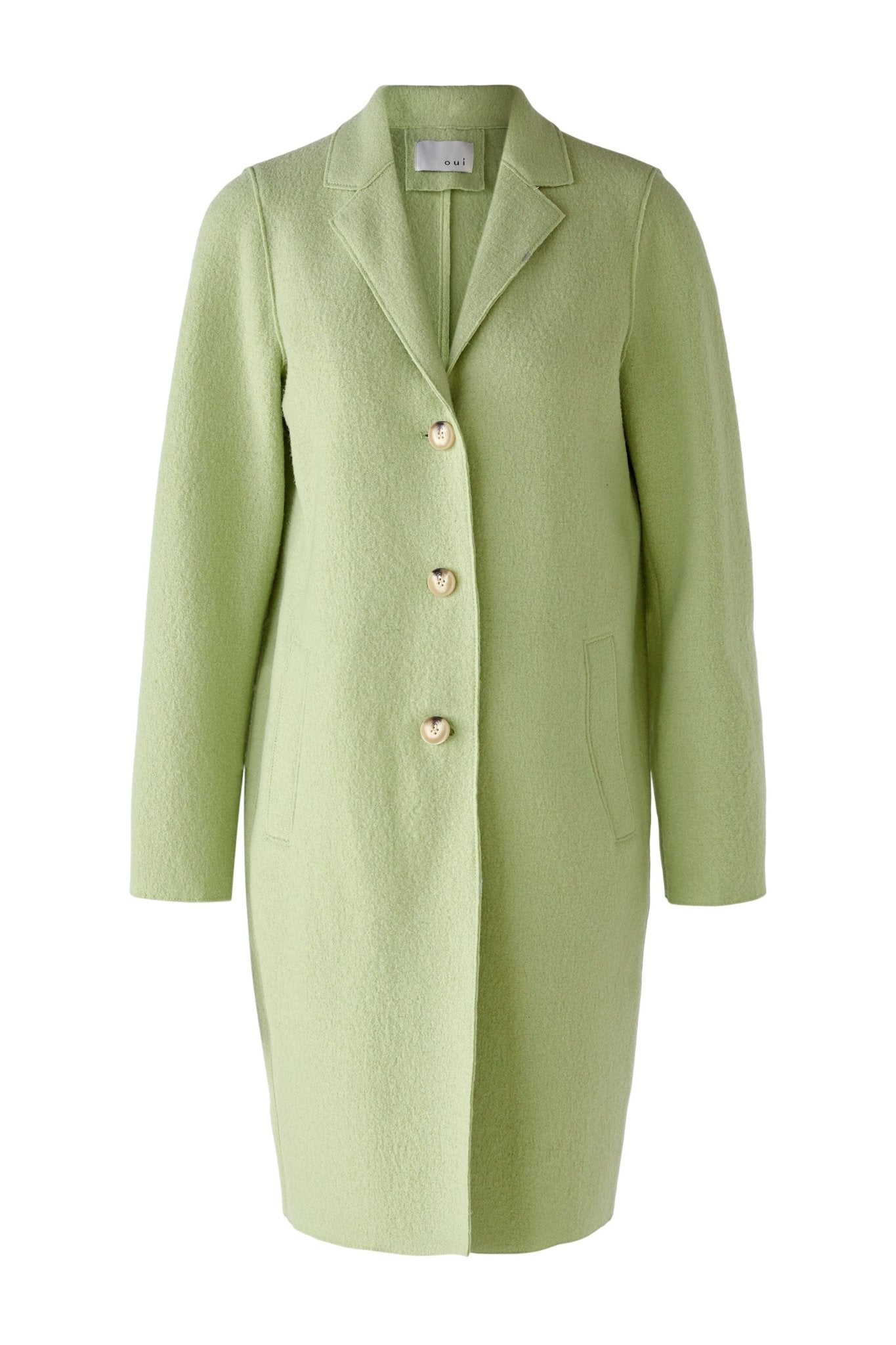 Oui 77627 Sea Green Coat | Dotique