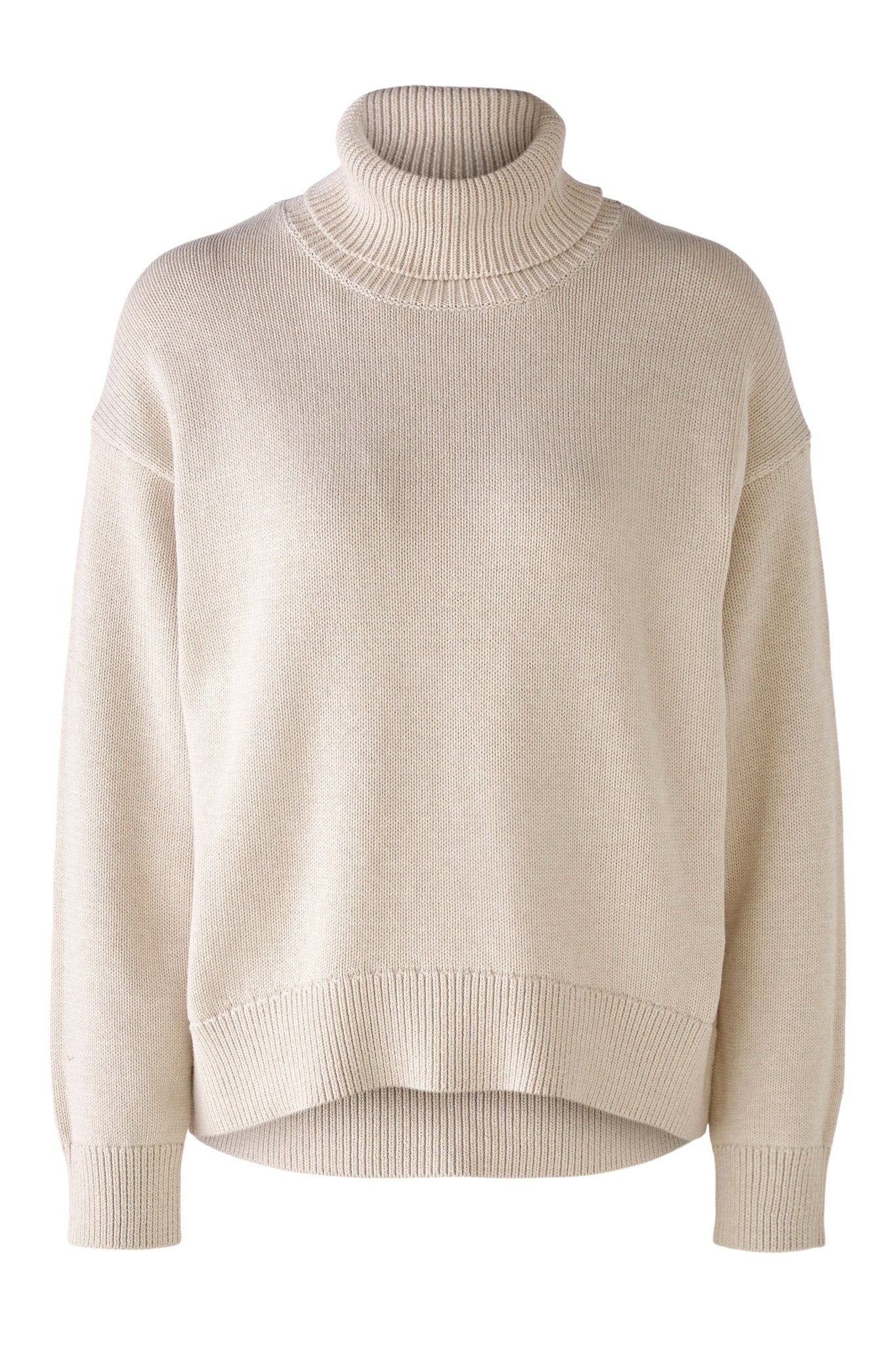 Oui 77847 Light Beige Jumper Front | Dotique