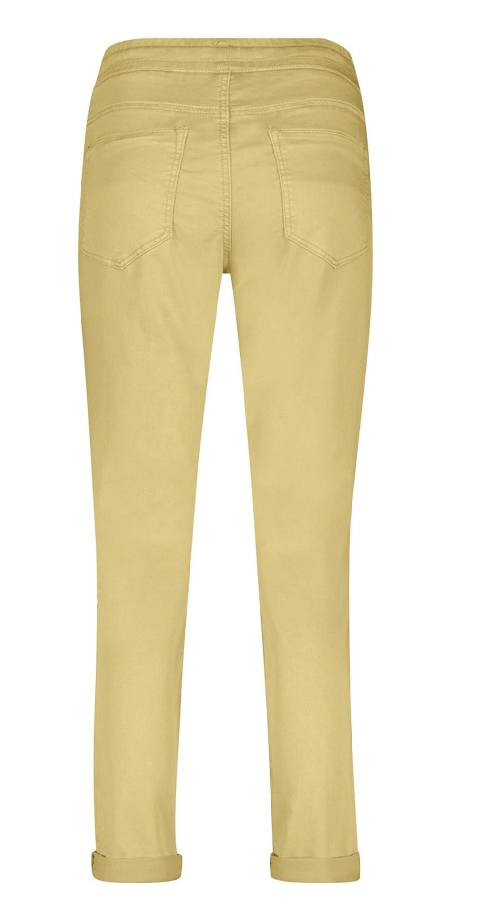 Red Button Tessy Crop Jogger Vanilla Front Back Dotique