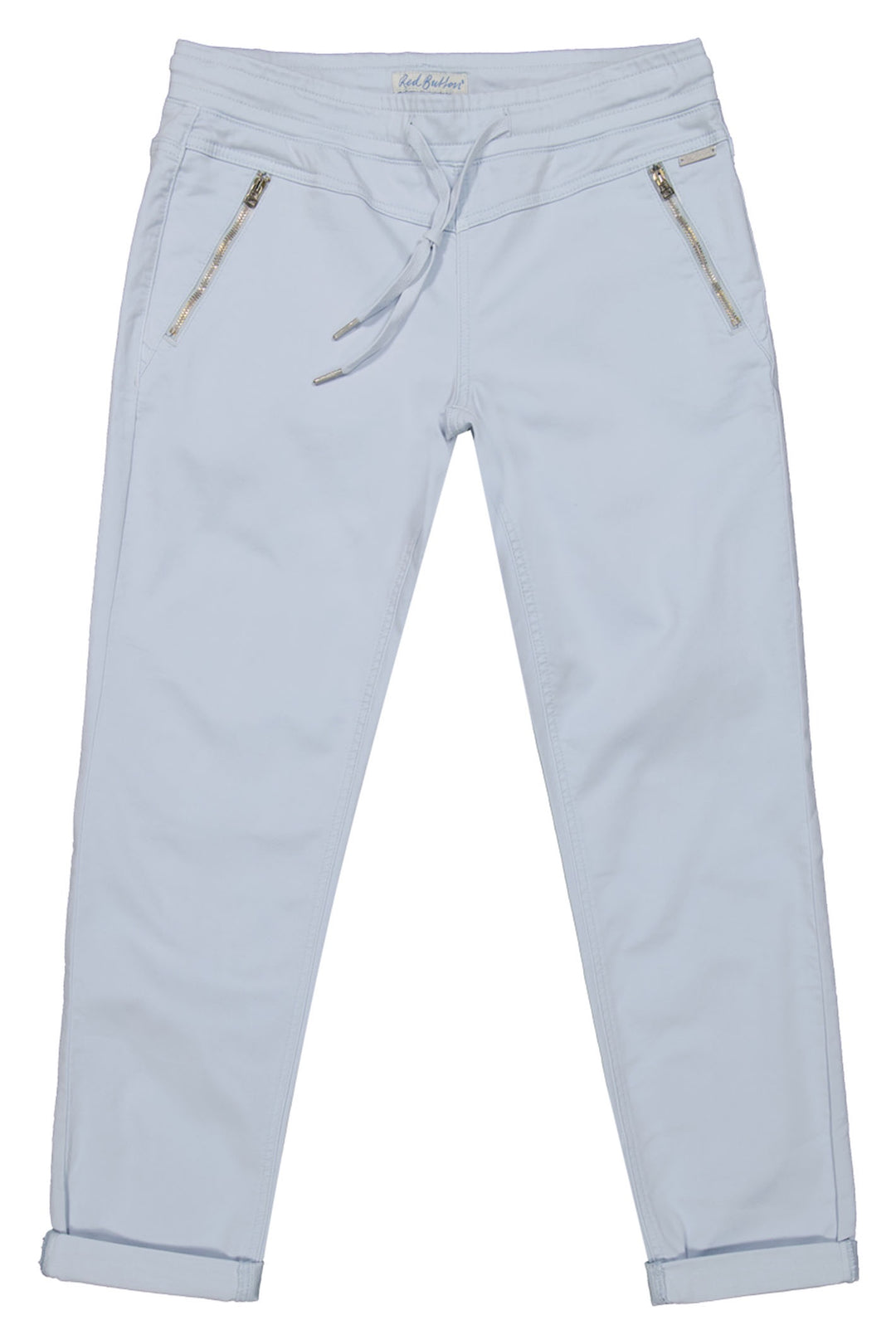 Red Button SRB3936 Tessy Sky Blue Crop Jogger Trousers - Dotique