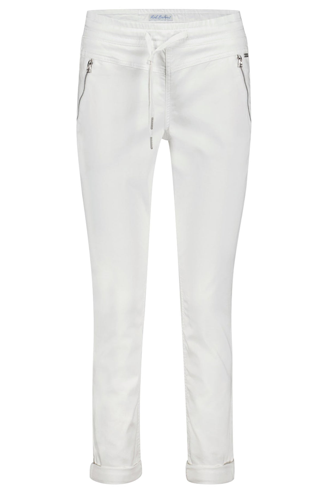 Red Button SRB3936 Tessy White Crop Jogger Trousers - Dotique