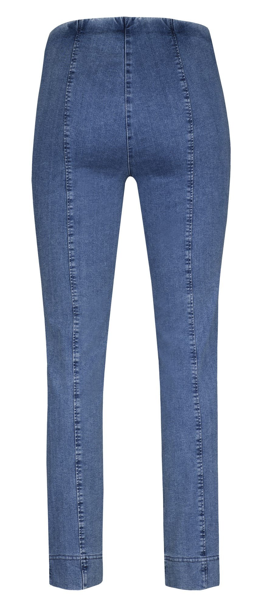 Robell 51639 Marie Trouser 78cm Light Blue Denim - 62 Back | Dotique