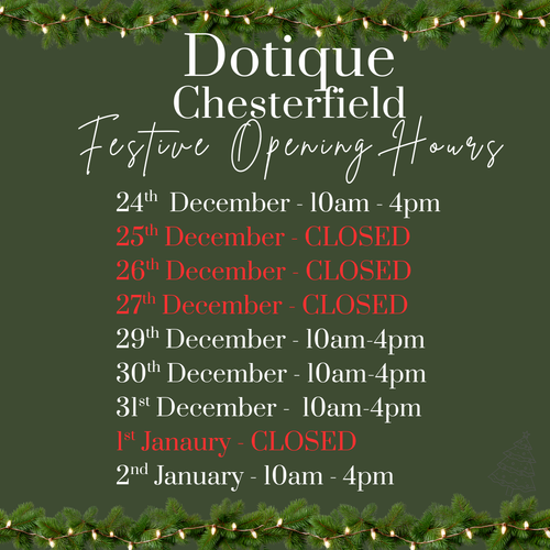 Dotique Chesterfield Opening Hours