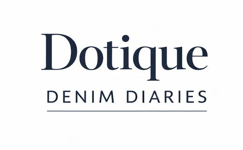 Dotique Denim Diaries - Red Button