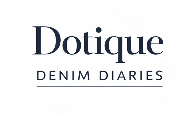 Dotique Denim Diaries - Red Button