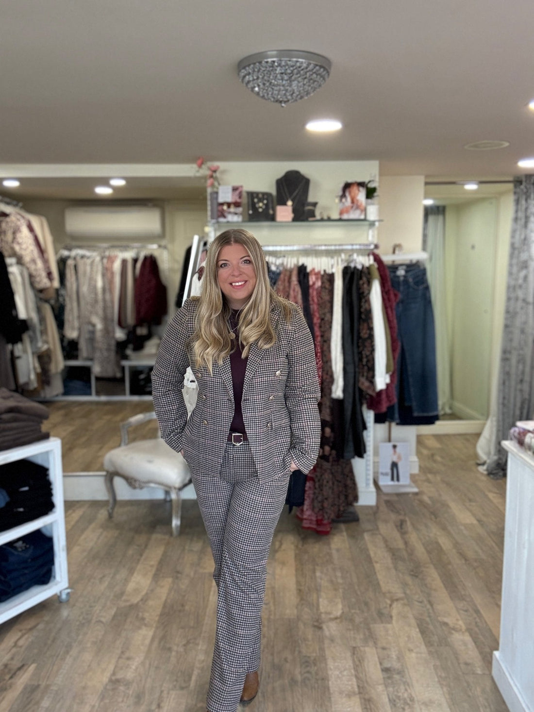 Sophie wearing HV Society at Dotique Witney