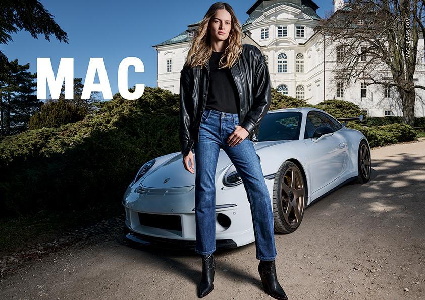 Woman in MAC Jeans - bestselling denim 