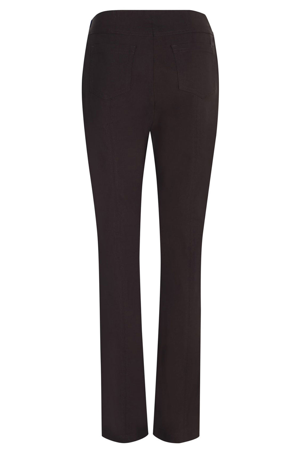 Robell 51559-5499-39 Bella K (73cm) Petite Trouser - Dark Brown (39) by Robell shop stylish pants at Dotique