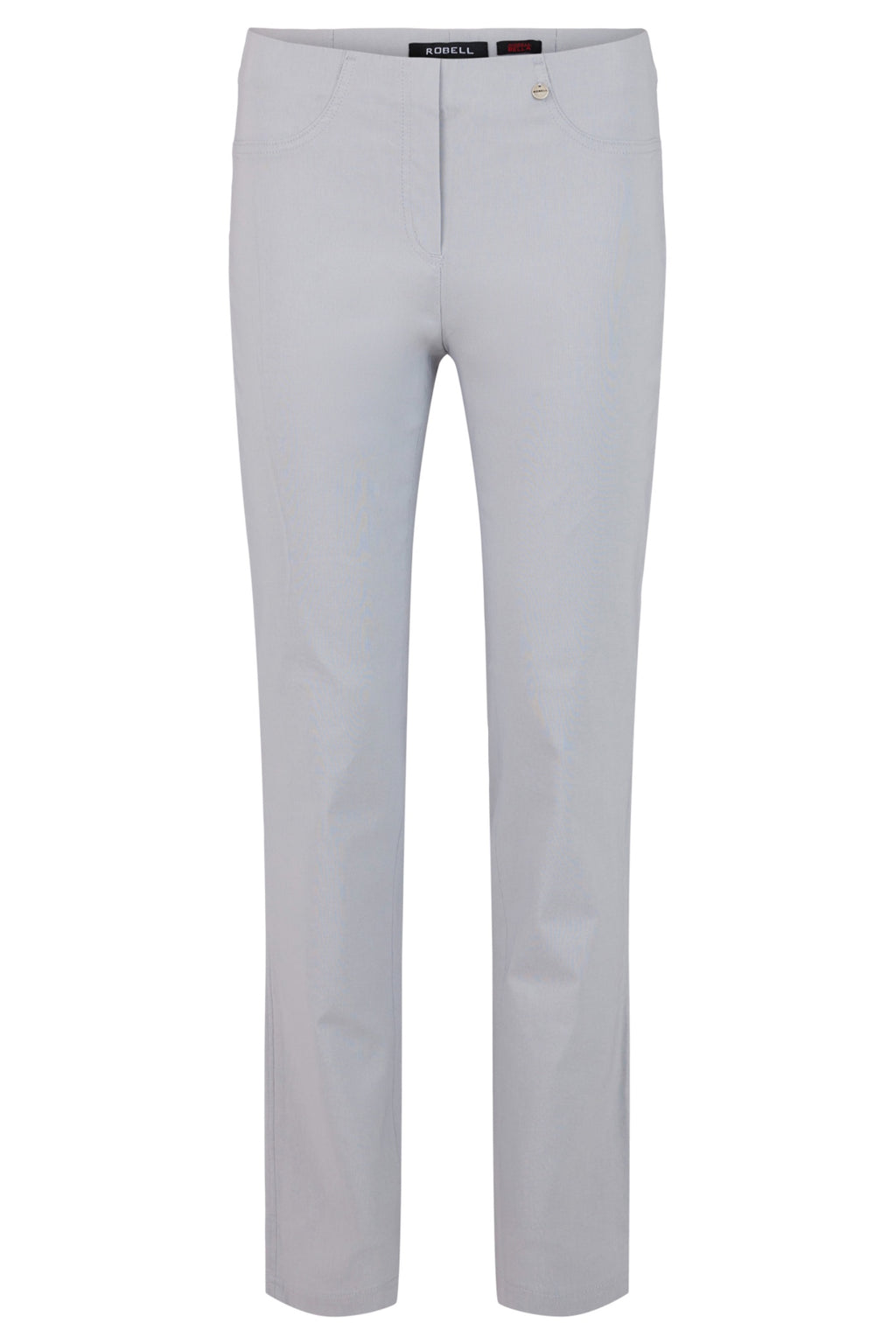 Robell 51559-5499-920 Bella K (73cm) Petite Trouser Light Grey (920) by Robell Shop the Robell collection at Dotique