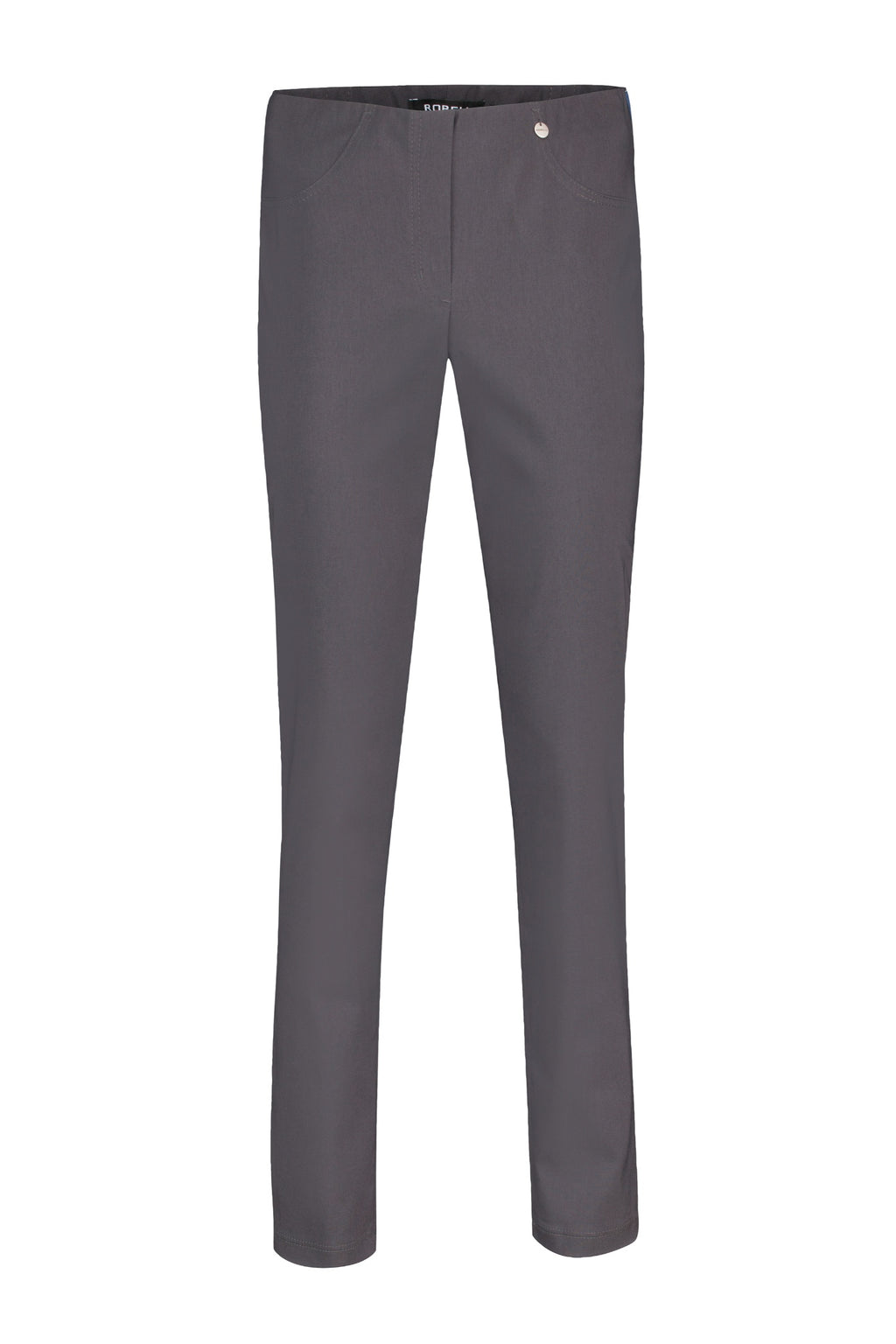 Robell 51559-5499-97 Bella K (73cm) Petite Trouser - Charcoal (97) by Robell shop stylish pants at Dotique