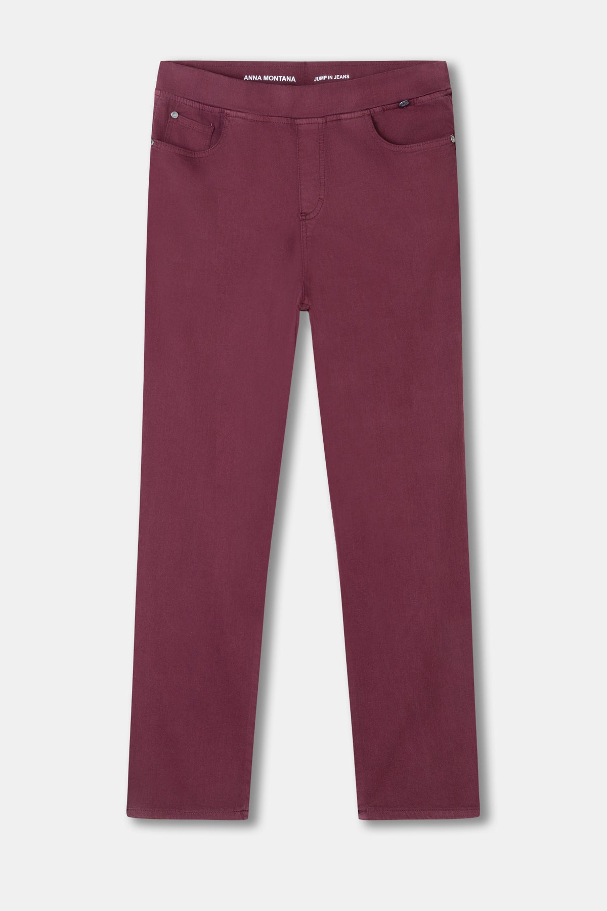 Anna Montana 1000 Angelika Jump in Jean Short 521 Burgundy by Anna Montana Shop Anna Montana at Dotique