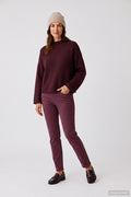 Anna Montana 1000 Angelika Jump in Jean Short 521 Burgundy Shop Anna Montana at Dotique