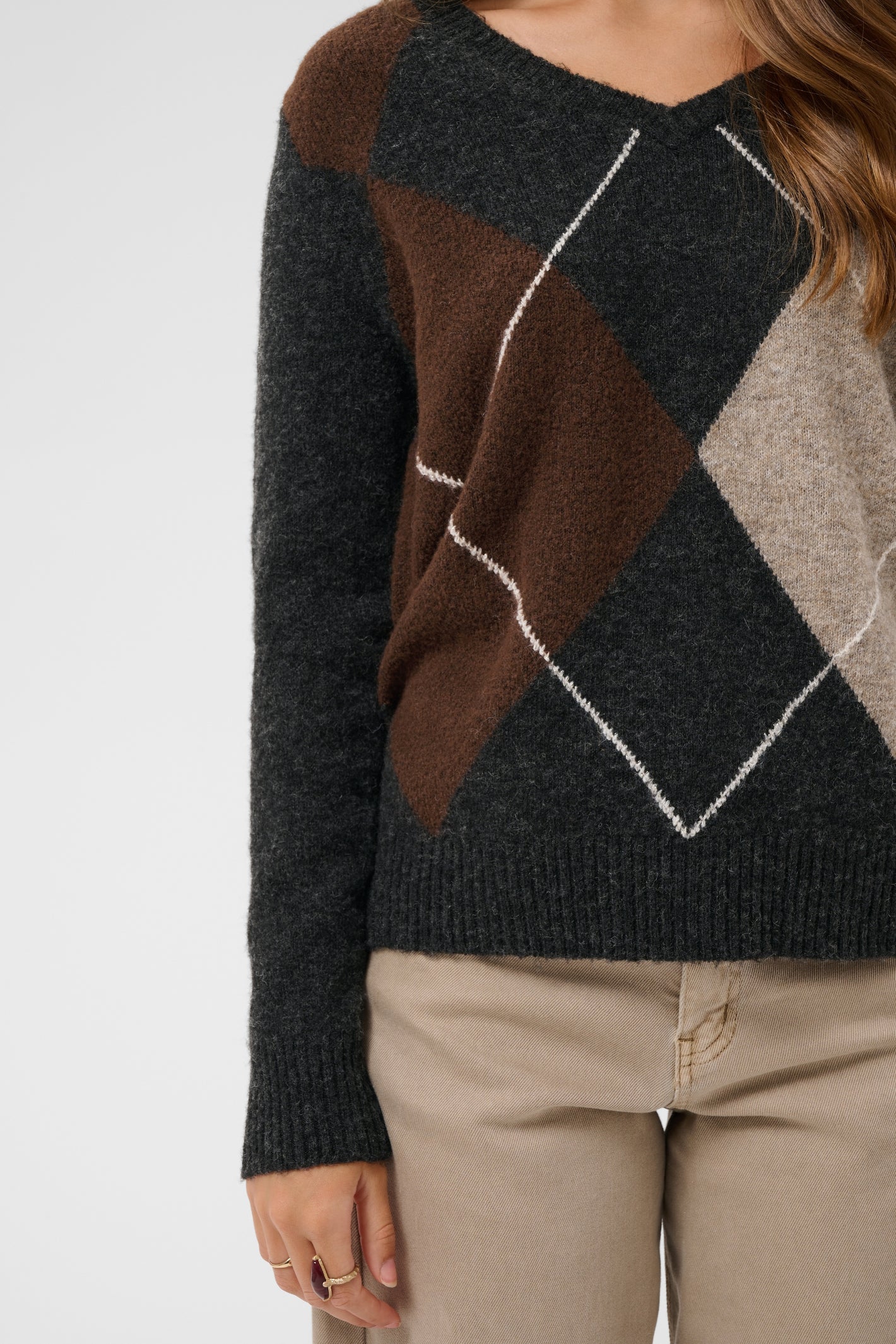 Cream 10615298 CRHope Knit Jumper