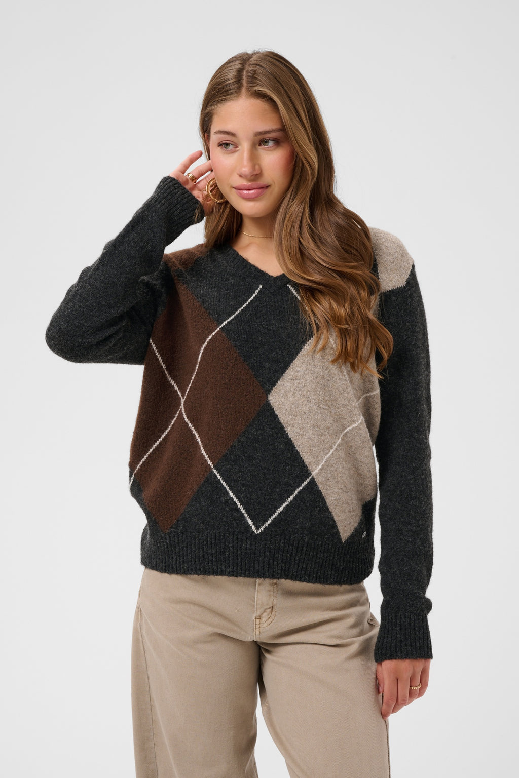 Cream 10615298 CRHope Knit Jumper