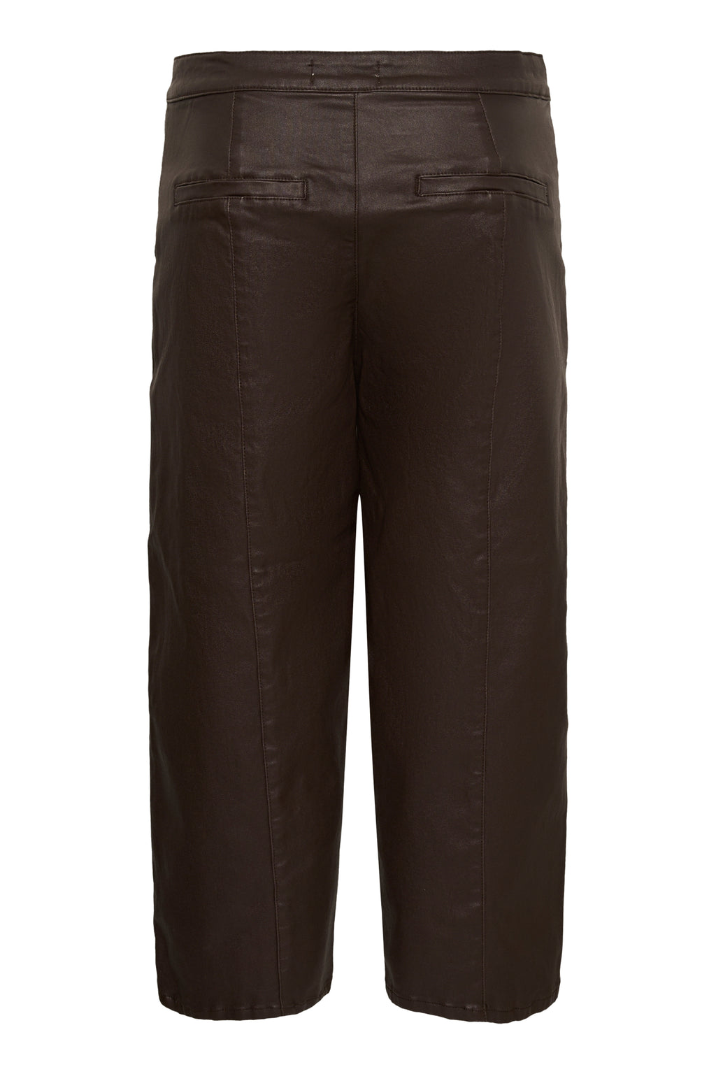 Cream 10615348 CRWinni Coated Ankle Trousers in Java Brown