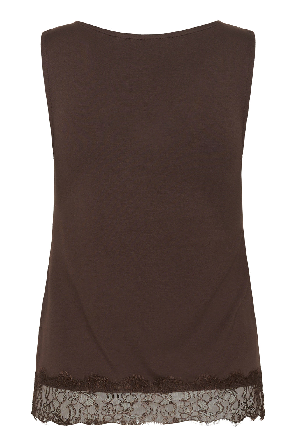 Cream 10615546 CrAlvaia Jersey Lace Top Java