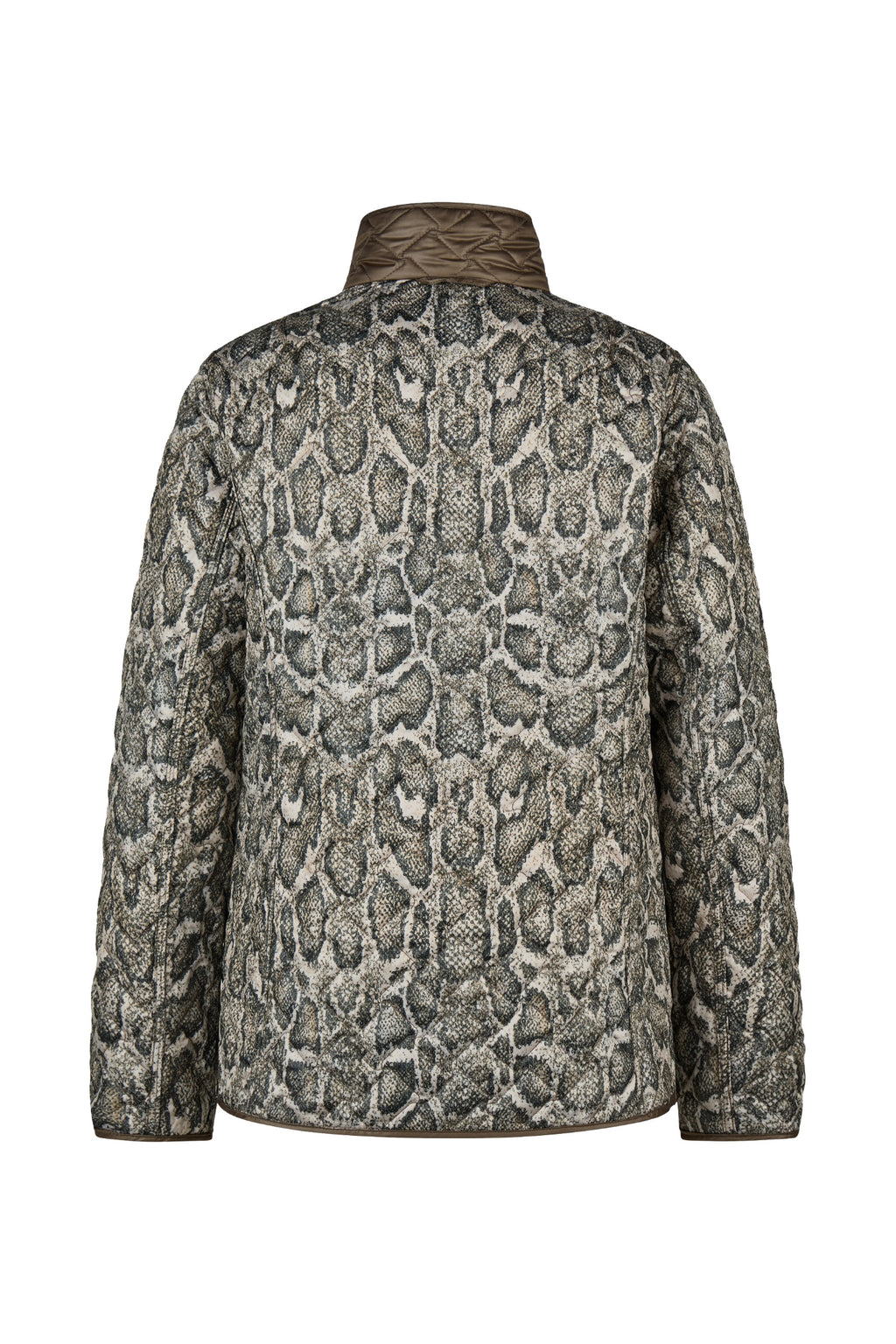 Barbara Lebek 10820062 Reversible Quilted Jacket - Nougat back view Barbara Lebek Shop Barbara Lebek at Dotique