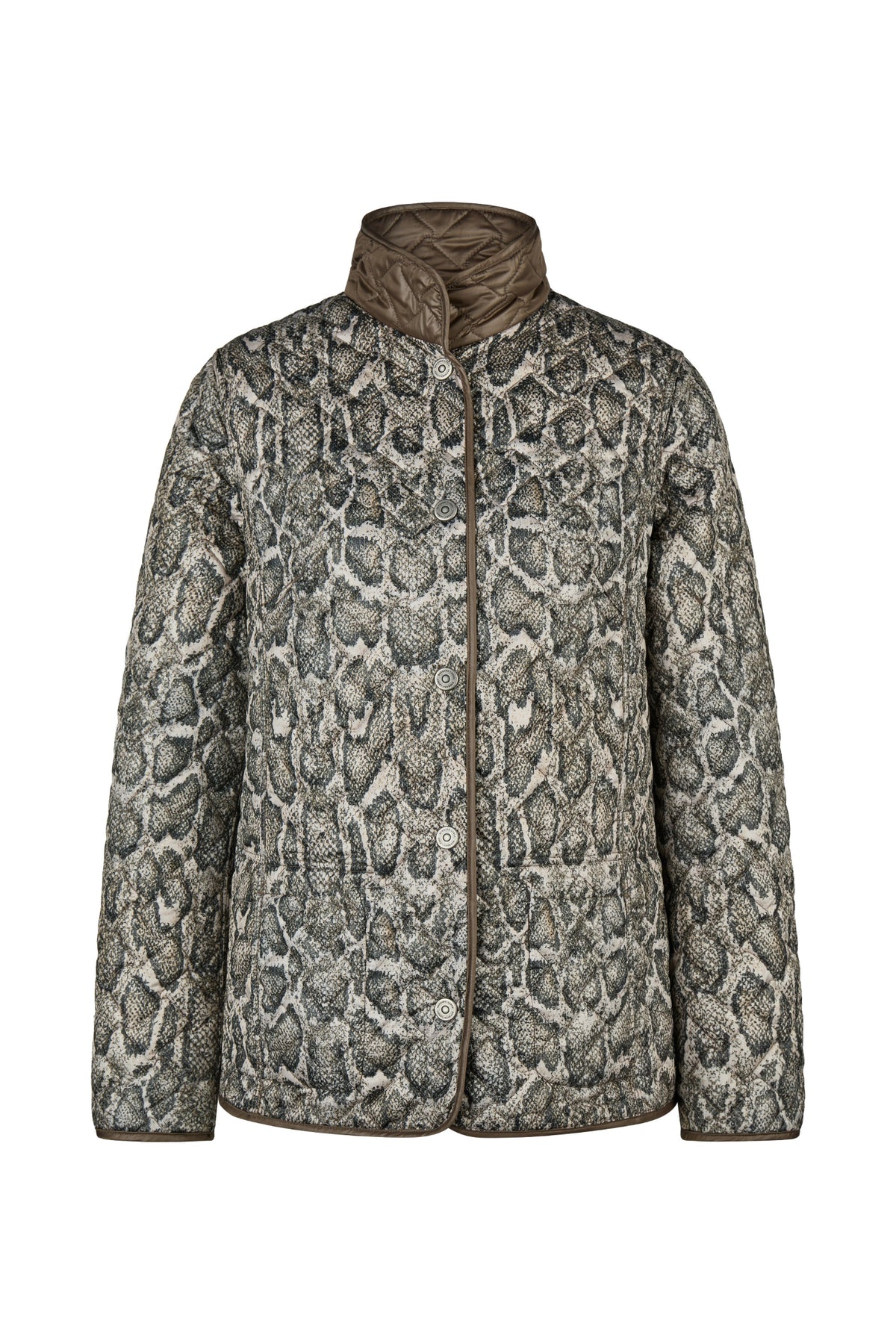 Barbara Lebek 10820062 Reversible Quilted Jacket - Nougat, Shop Barbara Lebek at Dotique
