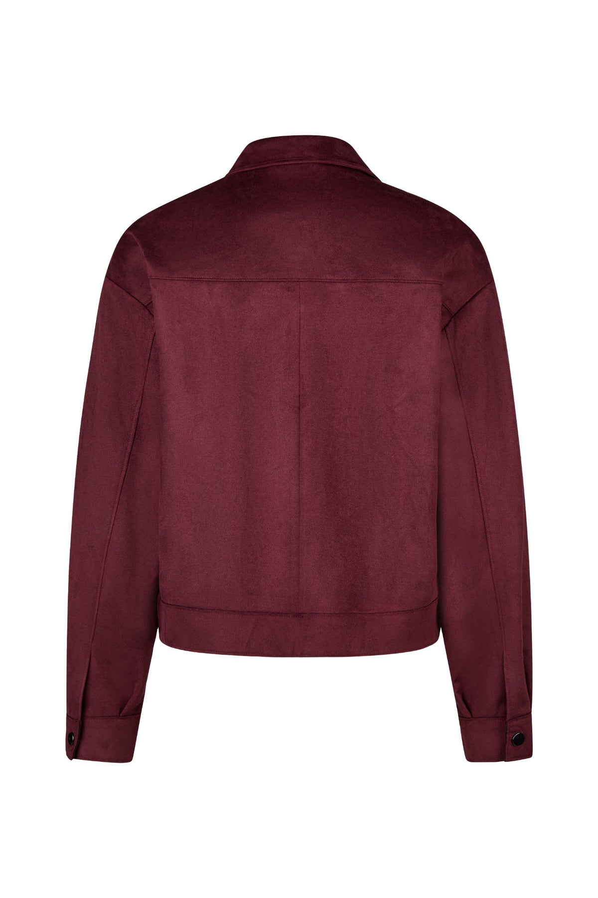 Barbara Lebek 15012062 Blazer - Dark Berry back view Shop Barbara Lebek at Dotique