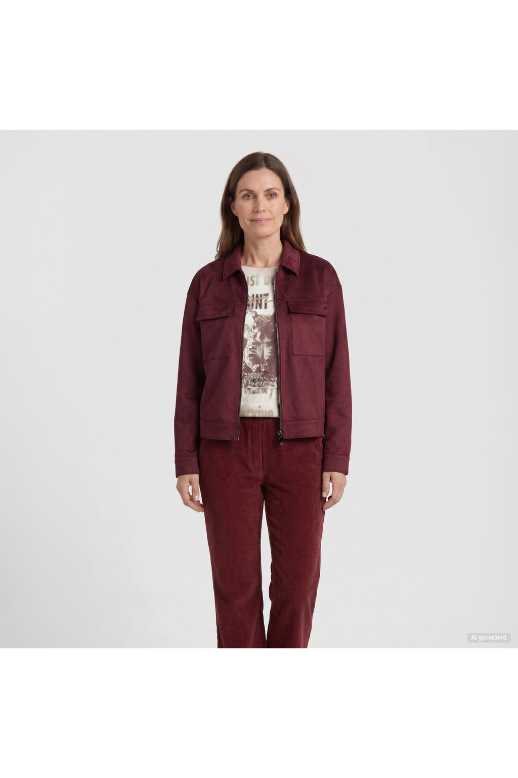 Barbara Lebek 15012062 Blazer - Dark Berry by Barbara Lebek. Shop Barbara Lebek at Dotique.