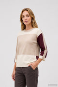 Barbara Lebek 15642062 Pullover - Panna Cotta worn by a woman Shop Barbara Lebek at Dotique