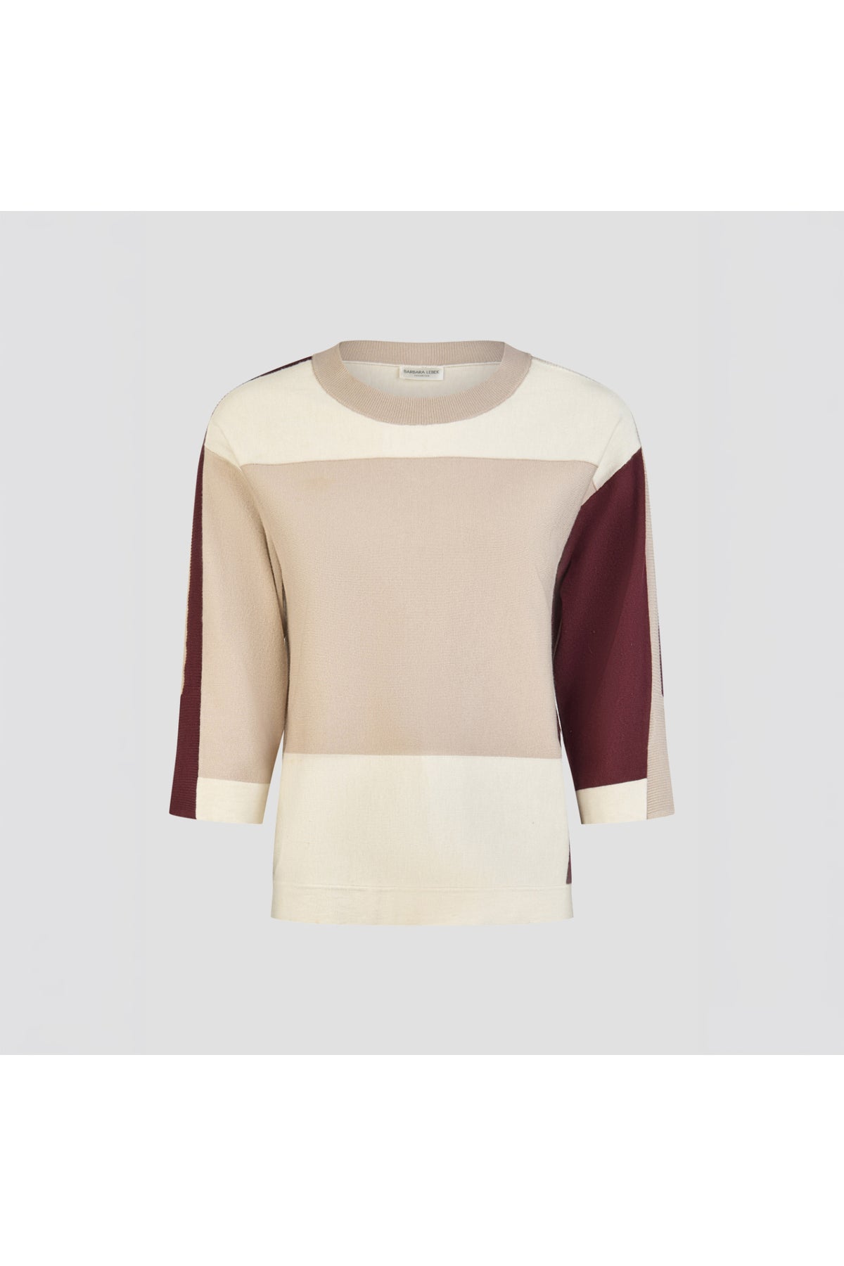 Barbara Lebek 15642062 Pullover - Panna Cotta colour block sweater. Shop Barbara Lebek at Dotique