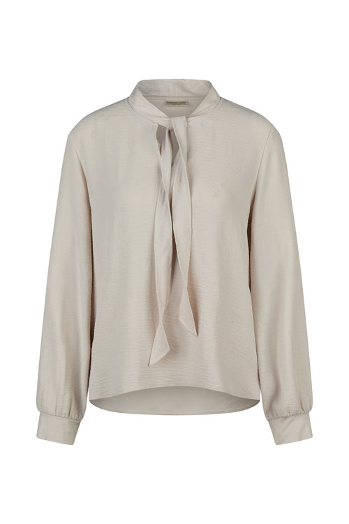 Barbara Lebek 16085062 T-Shirt Blouse - Panna Cotta cream blouse Shop Barbara Lebek at Dotique