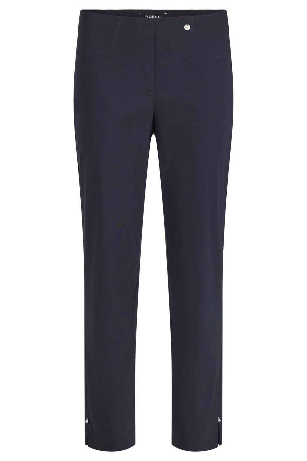 Robell 52642-5499-69 Bella 09 Navy (69) tailored navy trousers by Robell shop the Robell range at Dotique