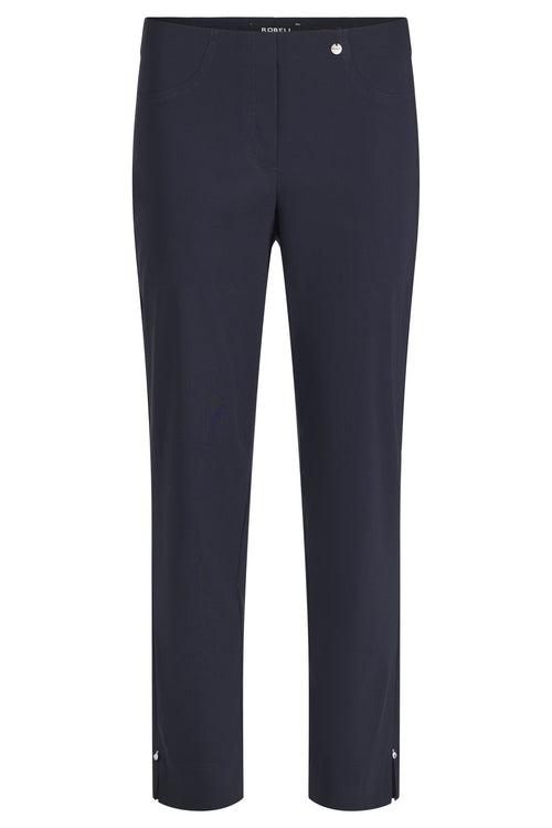 Robell 52642-5499-69 Bella 09 Navy (69) tailored navy trousers by Robell shop the Robell range at Dotique