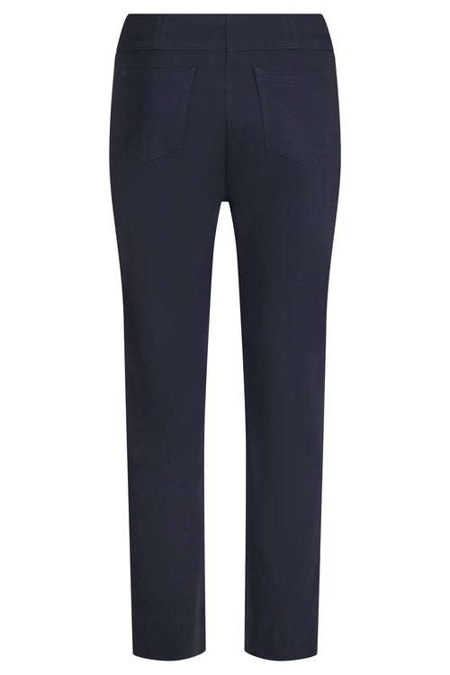Robell 52642-5499-69 Bella 09 Navy (69) smart navy trousers by Robell shop the Robell range at Dotique