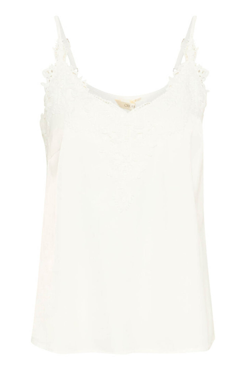 Cream CRanna snow white camisole lace top with straps dotique boutique chesterfield 1 2