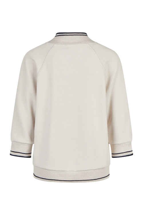 Barbara Lebek 16241062 Sweatshirt - Panna Cotta back view Shop Barbara Lebek at Dotique