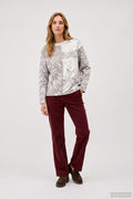 Barbara Lebek 16362062 Sweatshirt - Off White worn by model Shop Barbara Lebek at Dotique