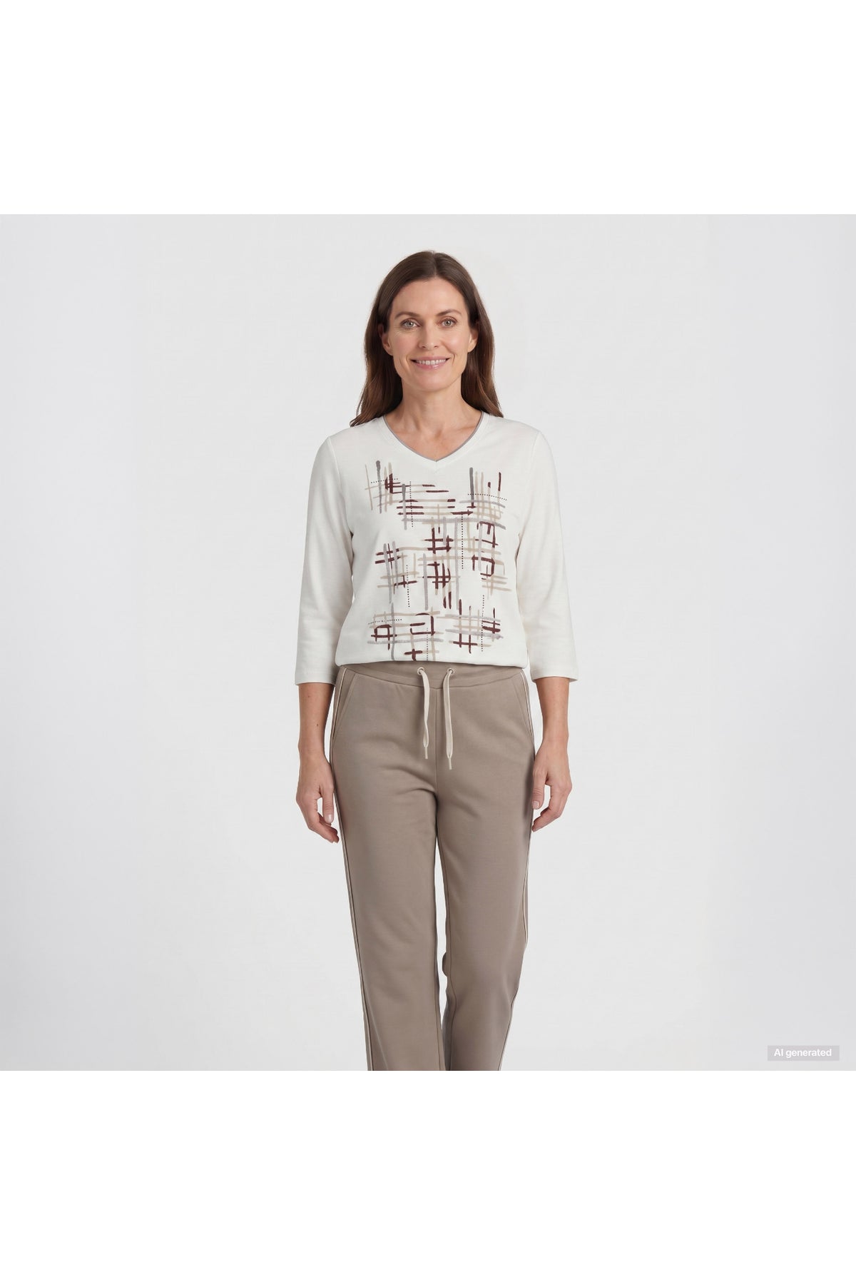 Barbara Lebek 16412062 T-Shirt - Off White by Barbara Lebek. Shop Barbara Lebek at Dotique.