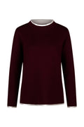 Barbara Lebek 25052062 Pullover - Dark Berry by Barbara Lebek Shop Barbara Lebek at Dotique