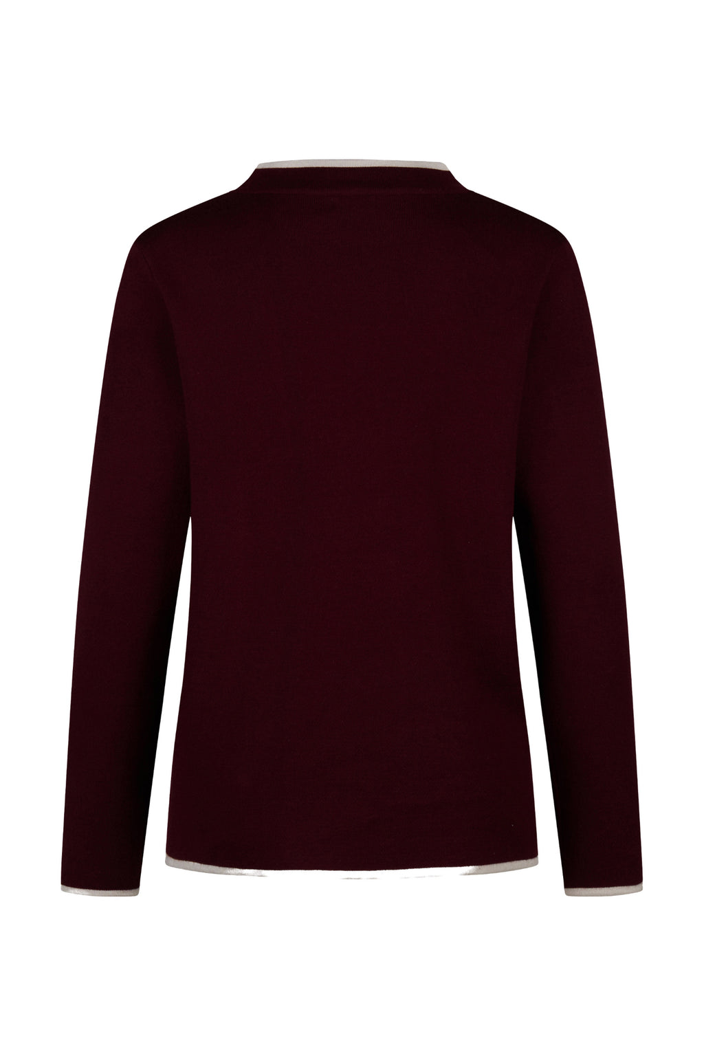 Barbara Lebek 25052062 Pullover - Dark Berry back view by Barbara Lebek. Shop Barbara Lebek at Dotique.