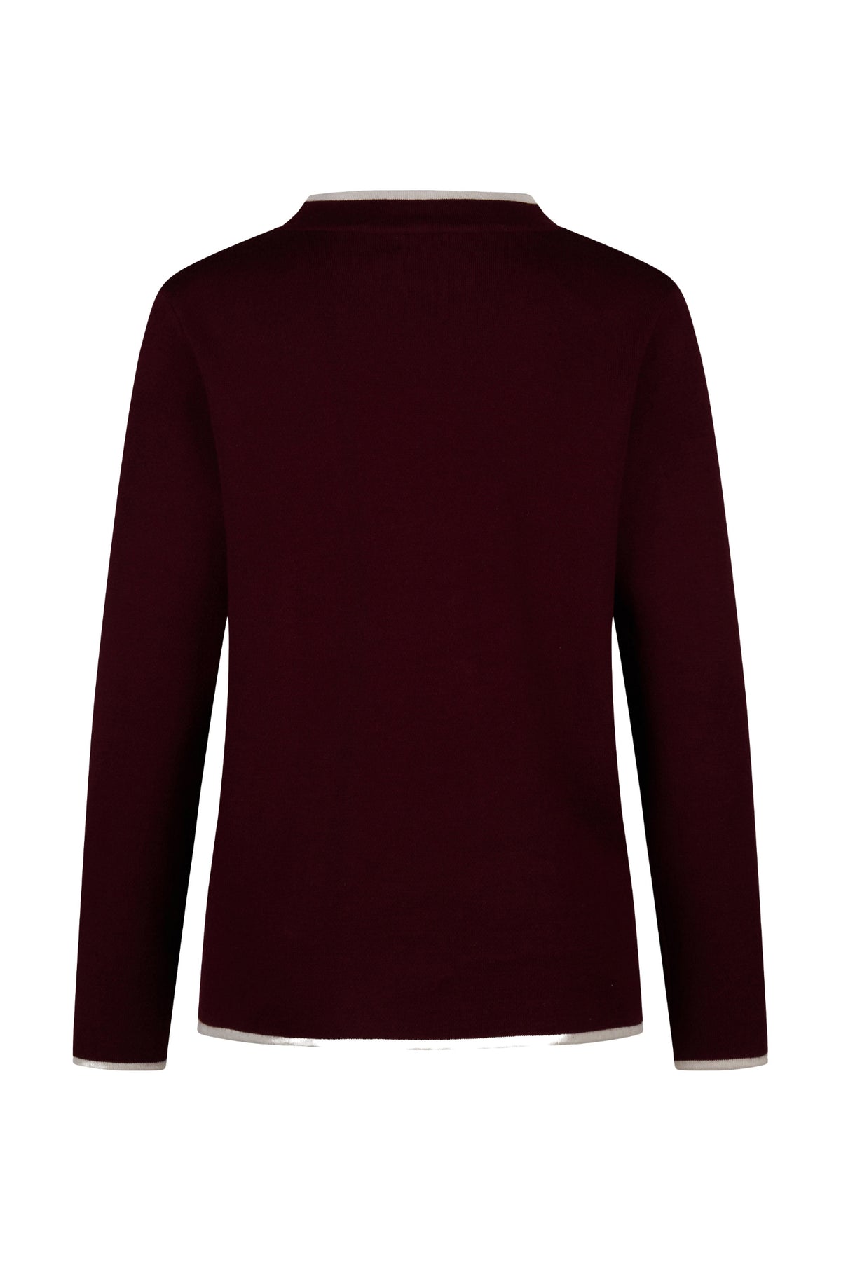 Barbara Lebek 25052062 Pullover - Dark Berry back view by Barbara Lebek. Shop Barbara Lebek at Dotique.
