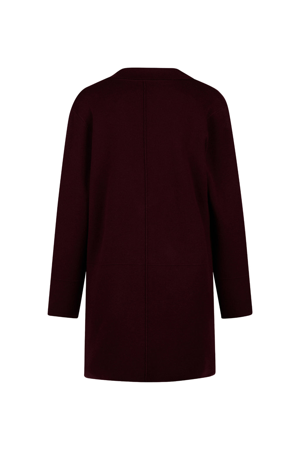 Barbara Lebek 25132062 Knitwear Jacket - Dark Berry back view Shop Barbara Lebek at Dotique