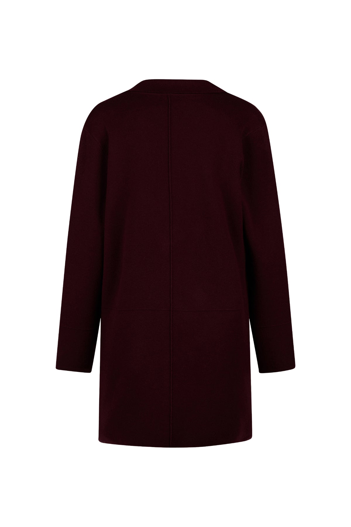 Barbara Lebek 25132062 Knitwear Jacket - Dark Berry back view Shop Barbara Lebek at Dotique