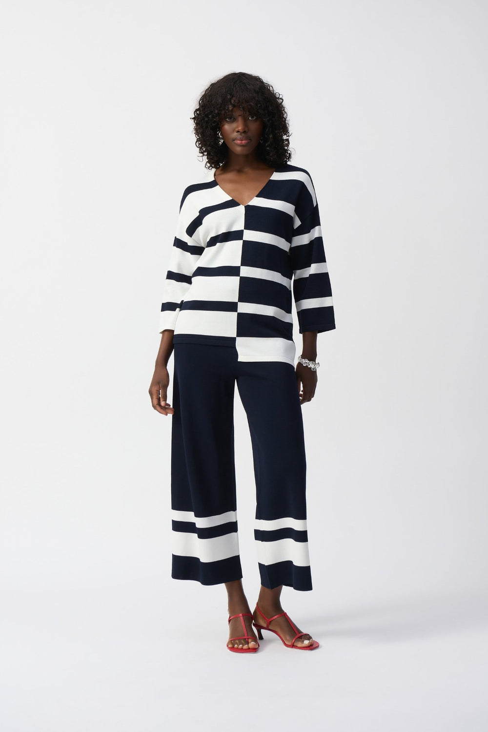  joseph-ribkoff-striped-sweater-knit-v-neck-pullover-251914