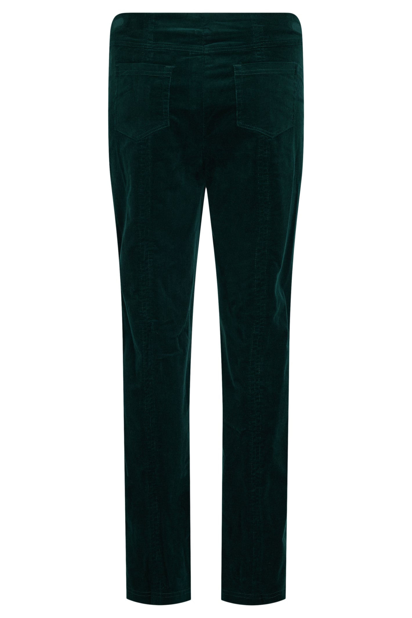 Robell Bella Regular Length Velvet Cord Trousers Dark Green (78cm) 52457 54363 890