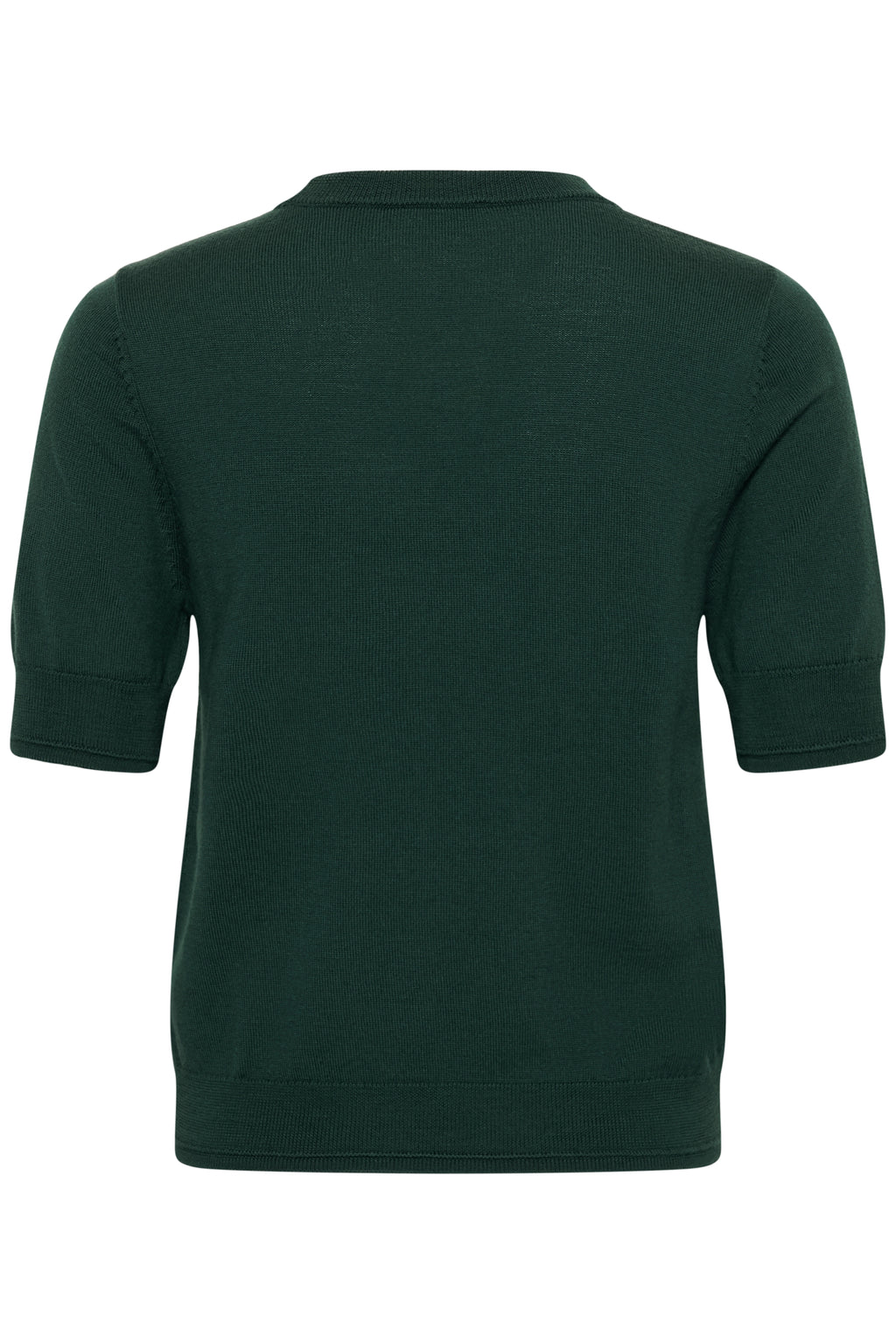 Part Two Natanya PW Short Sleeve Wool Pullover Dark Green 30309791 194906