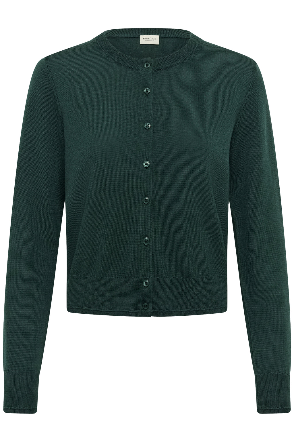 Part Two NoelaniPW Wool Cardigan Dark Green 30309793 194906