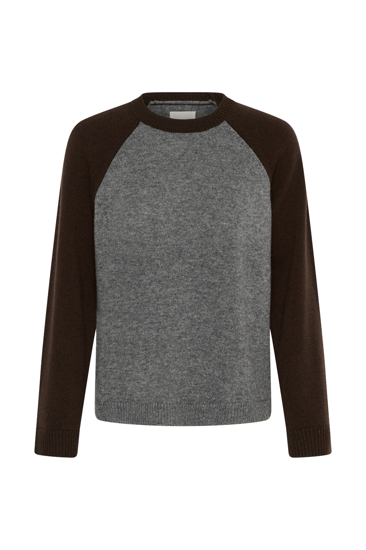 Part Two CleoPW Jumper Grey/Mole Colorblock 30310866