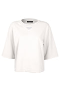 Shop the Margittes Cream Half Sleeve Sweatshirt at Dotique. A cotton-rich sweatshirt with a relaxed fit, half sleeves and subtle diamanté detailing for elevated everyday style.