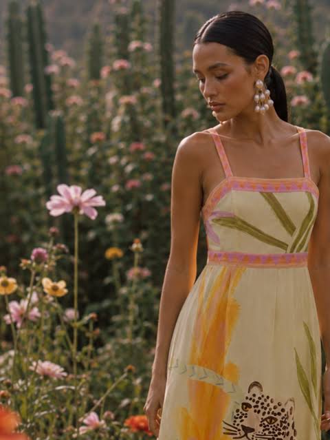 Pranella Pepper Beachy Tiger Dress
