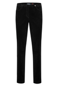 Robell Bella Regular Length Velvet Cord Trousers Black (78cm) – 52457-54363-90 Shop Robell at Dotique