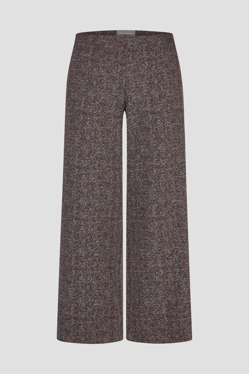 Anna Montana 5666 Mila Wide Flexi Metz 422 Red/Black trousers Shop Anna Montana at Dotique