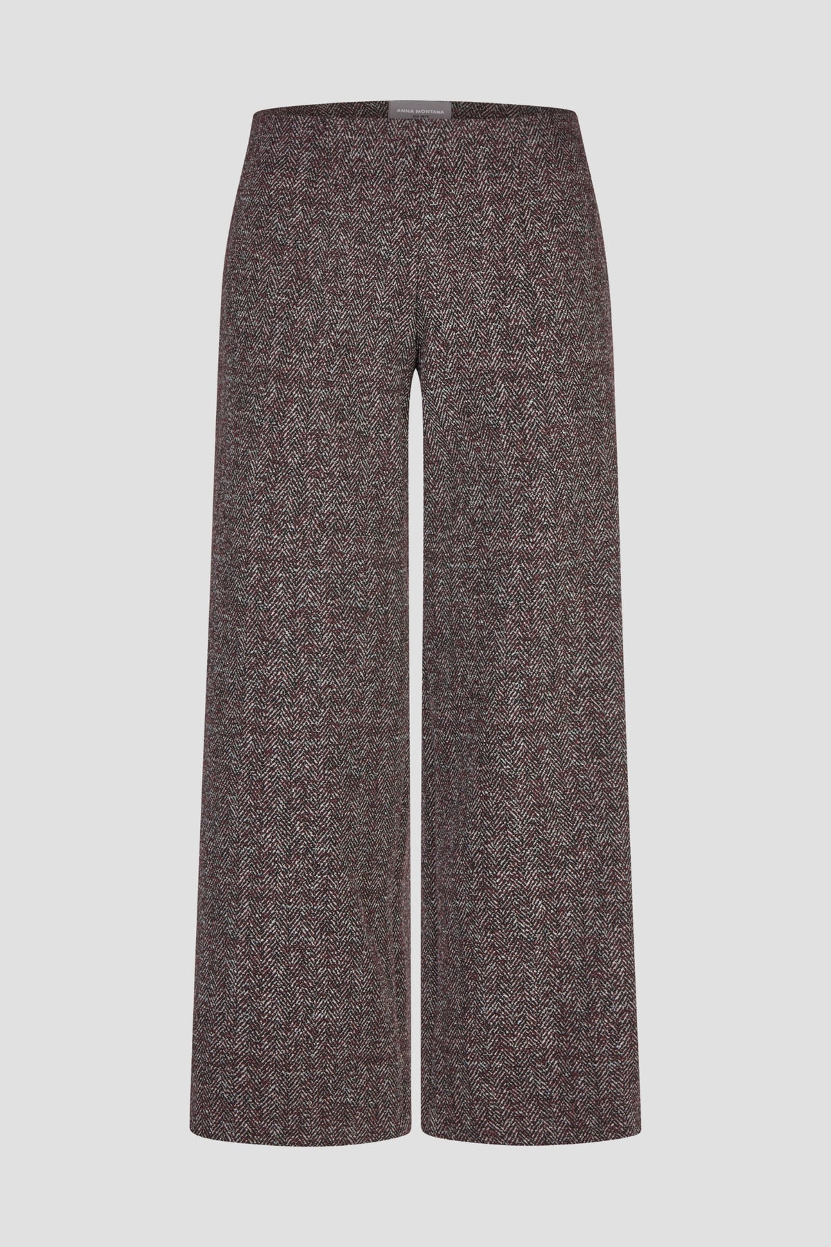 Anna Montana 5666 Mila Wide Flexi Metz 422 Red/Black trousers Shop Anna Montana at Dotique