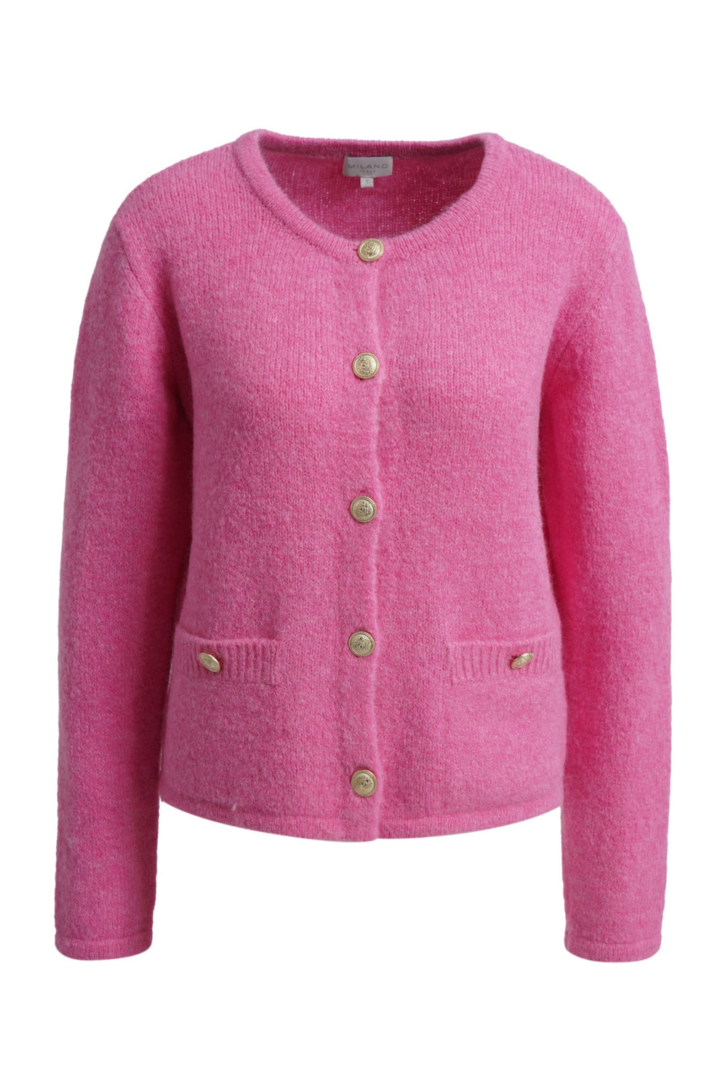 Milano 63-5392-9930 Pink Alpaca Blend Button Cardigan
